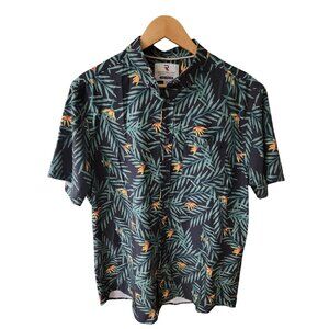 International Report Mens 4-Way Stretch Hawaiian Shirt L/G Polyester/Spandex